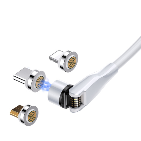 CANDYEIC – câble magnétique USB type-c pour recharge, cordon de chargeur aimanté pour iPhone 12, Huawei Mate 40, Xiaomi 10 ► Photo 1/6