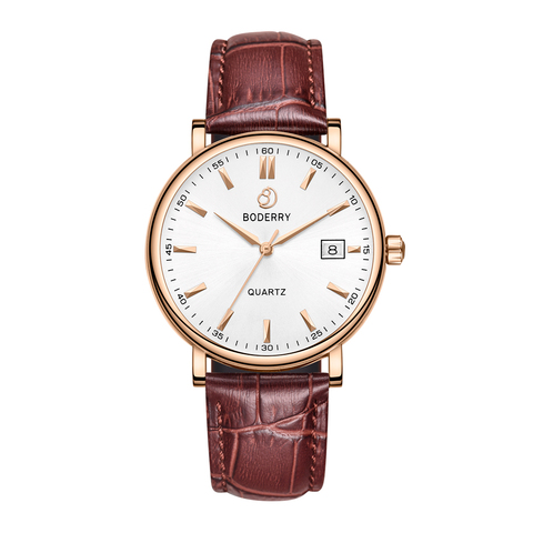 Boderry Top marque hommes montre de luxe montres à Quartz suisse entreprise en acier inoxydable maille bande mâle horloge Relogio Masculino ► Photo 1/6