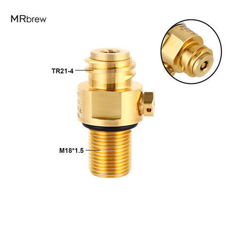 M18 * 1.5 co2 adaptateur de Valve Transverter remplaçable approprié pour la Machine à Soda Valve remplaçable, couramment utilisé pour Sodastream ► Photo 1/1