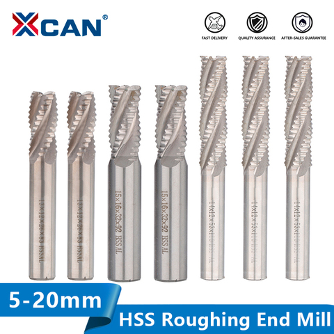 XCAN – fraise à bois HSS, 4 cannelures, 5-20mm, CNC, Machine-outil, mèche de routeur ► Photo 1/5