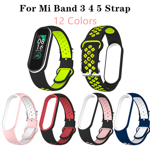 Bracelet de rechange pour Xiaomi Mi Band 3/4/5, accessoire de Sport ► Photo 1/6