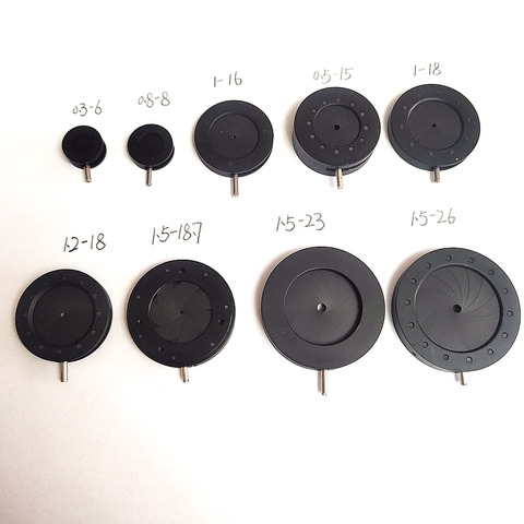 Diaphragme d'ouverture Iris mécanique optique réglable, Modules de caméra de diamètre moyen ► Photo 1/6