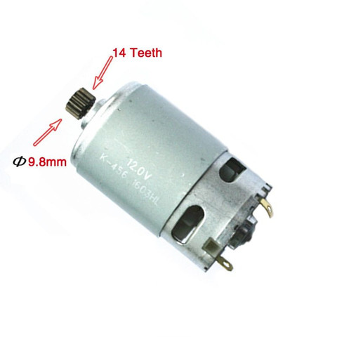 Moteur MAKITA 12V cc à 14 dents, pour moteur DWPE 629817 6270D 6227D 6270DWE 6271DWE 6271D 6270 ► Photo 1/2