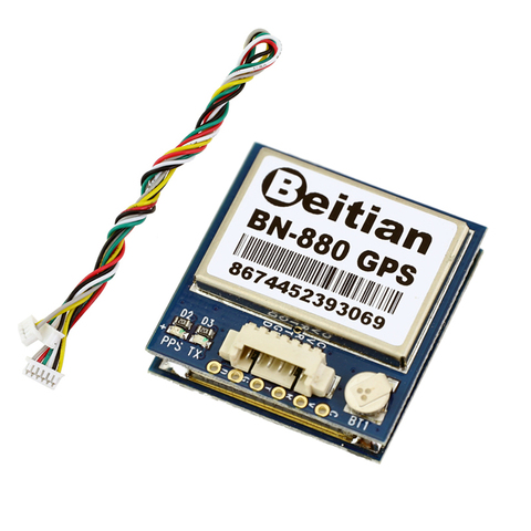 Beitian-Module GPS, contrôleur de vol, double Module, boussole avec câble pour avion, Multirotor FPV, de course pour Drone, BN-880 BN880 ► Photo 1/5