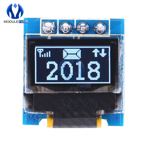 Module d'affichage OLED 0.49 pouces, 64x32 64x32, SSD1306, écran 0.49 pouces I2C IIC, Super lumineux pour Arduino AVR STM32 blanc ► Photo 1/4