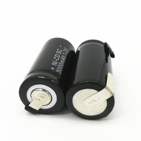 ZONE ONE – batterie rechargeable de haute qualité, SC 1.2V, 3000mah, avec languette pour outils électriques forgés ► Photo 1/6