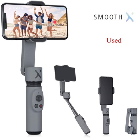 Zhiyun lisse X Smartphone stabilisateur de cardan pour iPhone 11 Pro Xs Max Xr X 8 Plus 7 6 SE Android Samsung Galaxy S10 pliable ► Photo 1/6