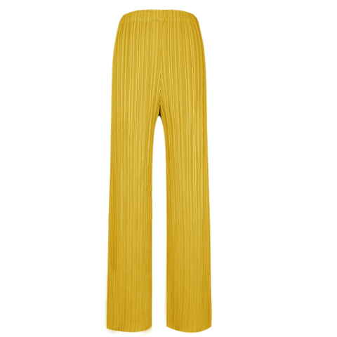 Été Joggers femmes automne 2022 pantalons décontractés Miyake plis grande taille gaucho pantalon stretch pantalon droit taille haute pantalon 4001 ► Photo 1/5