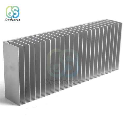 Radiateur en aluminium, dissipateur de chaleur extrudé pour LED, Dissipation de chaleur électronique, refroidisseur de refroidissement ► Photo 1/4