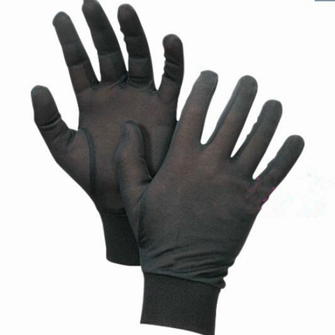 Gants de moto, légers et d'intérieur, 1 paire, en soie Pure, gants de Sport, souples, pour cyclisme, taille unique, CYF9165 ► Photo 1/5