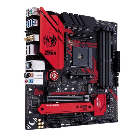 ASUS – carte mère TUF GAMING B550M-ZAKU, WI-FI, DDR4, compatible AM4, Ryzen, pour ordinateur de bureau ► Photo 1/4