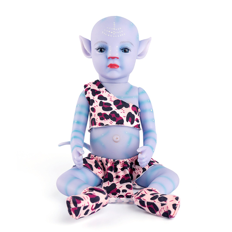 RBG 12 pouces Avatar veilleuse en vinyle souple Reborn bébé réaliste poupée nouveau-né Reborn fille jouets cadeau LOL pour fille enfants ► Photo 1/1