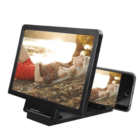 3D écran amplificateur téléphone portable loupe HD support pour vidéo pliable support de support de téléphone portable yeux protecteur ► Photo 1/6