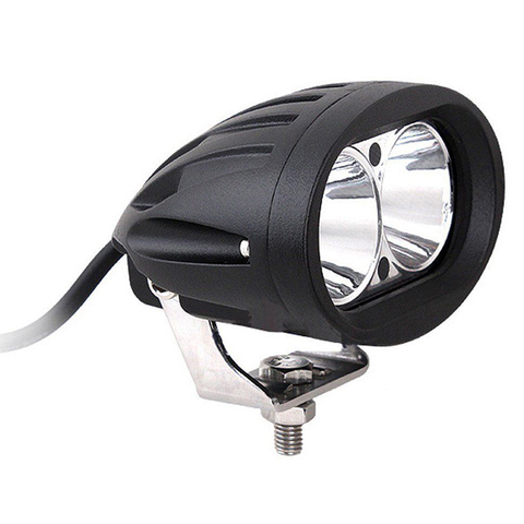 Barre lumineuse LED ronde de travail pour voiture tout-terrain, nouveau, 12V 24V 6000K 20W SUV bateau, lampe de conduite ► Photo 1/6