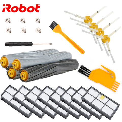 Kit de pièces de rechange, filtres HEPA, brosses pour iRobot Roomba (980, 990, 900, 896, 886, 870, 865, 866, 800) ► Photo 1/5