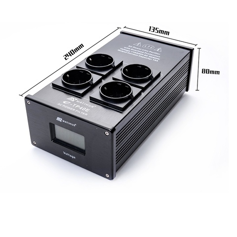 Bruit Audio ca filtre de puissance climatiseur purificateur de puissance Protection contre les surtensions avec prises ue multiprise MATIHUR e-TP40E ► Photo 1/6
