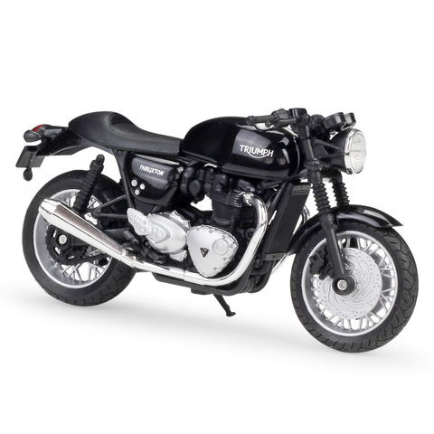 Welly – moto Miniature 1:18 modèle TRIUMPH Thruxton 1200, en alliage, jouet de course, Collection en cadeau ► Photo 1/6