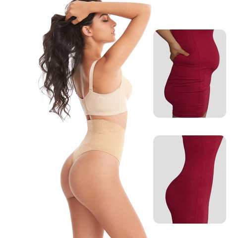 Bout à bout Shapewear string taille haute culotte Sexy minceur ventre corps Shaper G-string culotte femmes pantalon slips Shapewear ► Photo 1/6