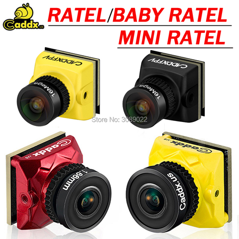 Caddxratel – bébé Ratel V2 HDR OSD 1200TVL, caméra FPV 16:9 4:3 NTSC/PAL, objectif commutable 1.66/2.1mm pour Drone FPV RC ► Photo 1/6