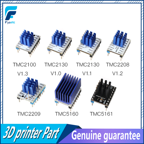 5 PIÈCES TMC2100 V1.3 TMC2130 TMC2208 TMC2209 v3.1 TMC5160 TMC5161 Moteur pas à pas StepStick Muet Conducteur Silencieux 3D pièces D'imprimante ► Photo 1/5