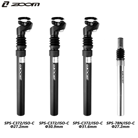 ZOOM – tige de selle suspendue vtt en aluminium, 27.2/30.9/31.6mm, Tube de selle pour vélo de route pour dame, pièces de vélo avec amortisseur ► Photo 1/6