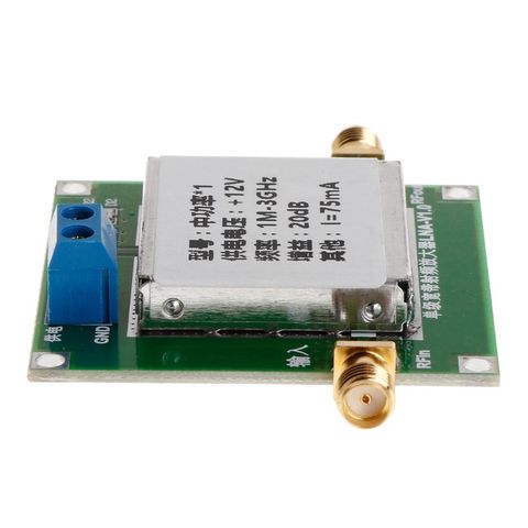 2022 nouveau 1-3000MHz 2.4GHz 20dB LNA RF haut débit amplificateur à faible bruit Module UHF HF VHF ► Photo 1/5