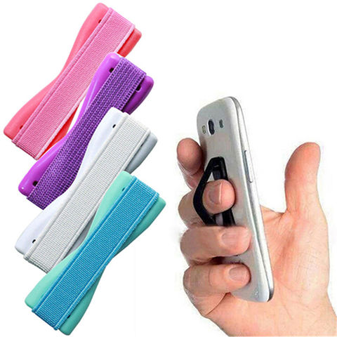 1 pièces anti-dérapant bande élastique sangle support de téléphone universel pour Apple iPhone Samsung doigt Gripfor téléphones mobiles tablettes ► Photo 1/6