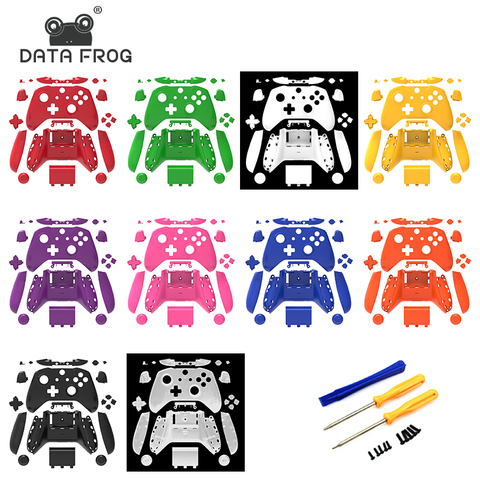 DataFrog – coque complète de remplacement pour Xbox One S, avec boutons, Kit de contrôle, mat, personnalisé ► Photo 1/6