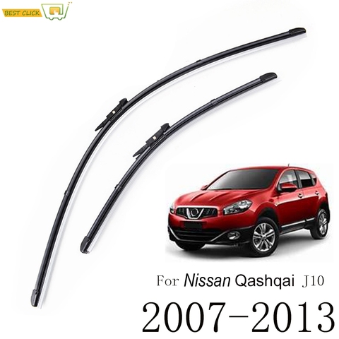 Balais d'essuie-glace de pare-brise Misima pour Nissan Qashqai J10 2007 - 2013 lame d'essuie-glace de fenêtre avant 2008 2009 2010 2011 2012 ► Photo 1/6