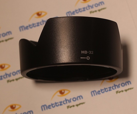 Mettzchrom HB-32 pare-soleil pour Nikon HB-32 DX AF-S 18-70mm 18-105mm 18-135mm 18-140mm ED capot à baïonnette HB32 ► Photo 1/1