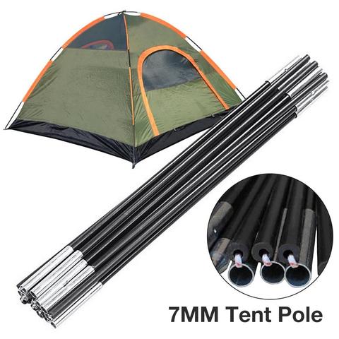 Poteau de tente en fibre de verre de 7MM, pièce de rechange, tiges de support de tente, cadres d'auvent, accessoires pour le Camping en plein air ► Photo 1/6