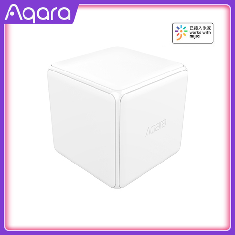 Contrôleur de Cube magique Aqara Version Zigbee contrôlée par Six Actions pour le travail de l'appareil domestique intelligent avec l'application mijia Home ► Photo 1/5