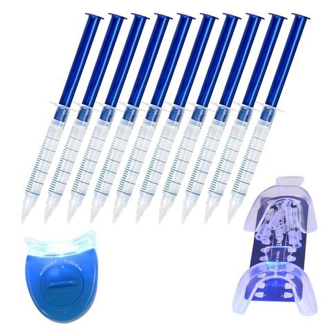 Dentiste blanchiment des dents 44% peroxyde système de blanchiment dentaire Kit de Gel Oral blanchiment des dents outils dentaires équipement dentaire 10 pièces ► Photo 1/6