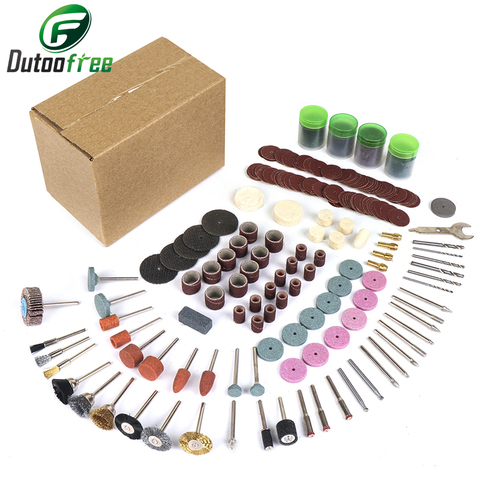 Tungfull-outils électriques Dremel, ensemble d'accessoires pour perceuse Dremel, meulage, polissage, accessoires Dremel, 361 pièces/lot ► Photo 1/6