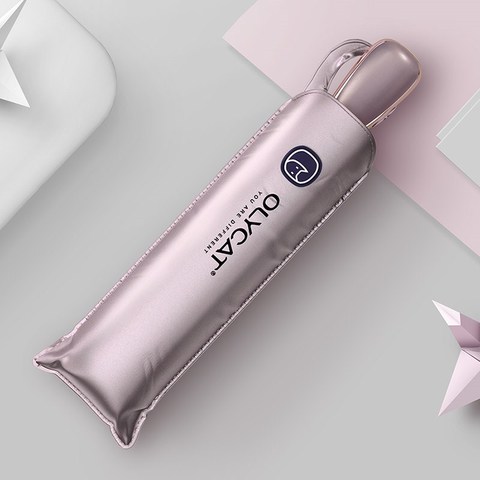 OLYCAT – parapluie automatique ultraléger 3, avec revêtement en titane et argent, Anti-uv, soleil et pluie, Portable pour femmes ► Photo 1/6