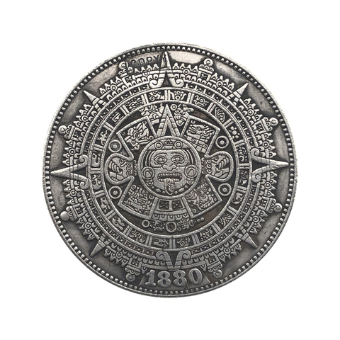 Hobo Nickel 1880-O états-unis Morgan Dollar pièce Type de copie ► Photo 1/2