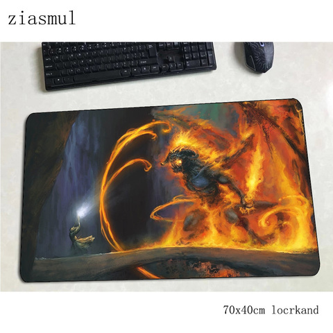 Tapis de souris lord of the ring, 700x400x3mm, grand tapis de jeu personnalisé, pour ordinateur de bureau ► Photo 1/4