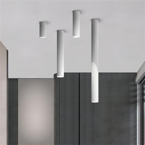 Lumière nordique éclairage intérieur à Led plafonnier Long Tube Surface monté Spot pour salon chambre couloir magasin café ► Photo 1/6