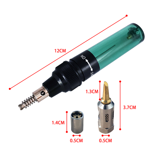 Fers à souder au gaz Butane 1300 Celsius, stylo de soudage, torche à gaz, fer à souder sans fil, pointe en Butane ► Photo 1/6