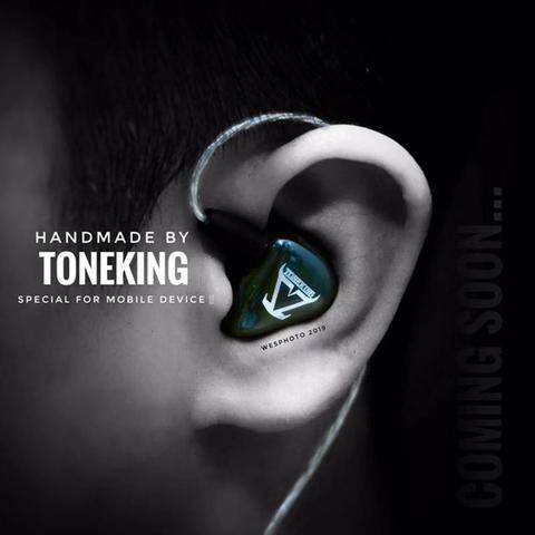 TONEKING – ecouteurs intra-auriculaires 1Q faits à la main avec câble 0.78/MMCX 2.5/3.5/4.4, moniteur de musique Hifi dynamique 10mm ► Photo 1/1