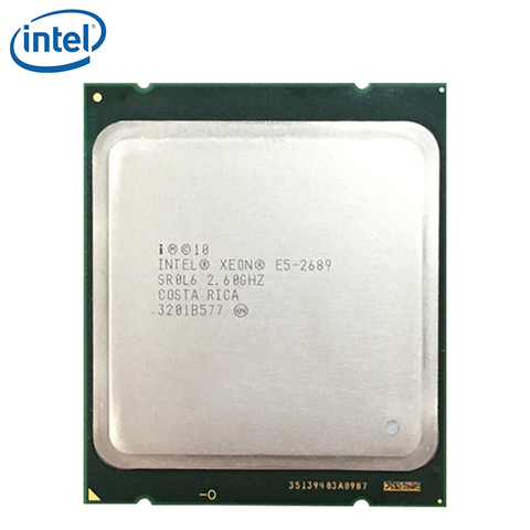 Processeur Intel Xeon E5 2689 LGA 2011, 115W, 2.6GHz, 8 cœurs, 16 Threads, pour ordinateur de bureau, E5-2689 testé, 100% fonctionnel ► Photo 1/6