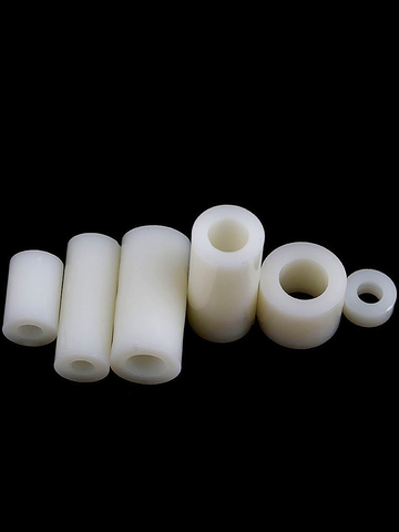M3M4M6M8 colonne d'isolation tampon en plastique colonne droite manchon en Nylon joint ABS/trou rond pilier corps entretoise ► Photo 1/3