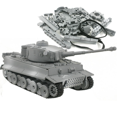 4D maquettes Kits de construction militaire modèle assemblage tigre réservoir Panzerkampfwagen VI jouets éducatifs Collection haute densité matériel ► Photo 1/6