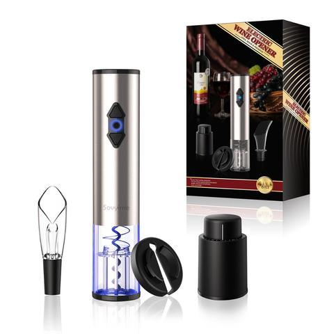 Ouvre-bouteille électrique tire-bouchon vin rouge ouvre-bouteille automatique ensemble accessoires pour amateurs de vin Kit d'ouverture de batterie ► Photo 1/6