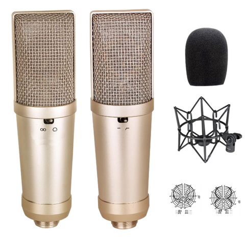 Microphone à condensateur cardioïde à grand diaphragme TLM-103 Phantom Power, pour concert vocal sur scène, enregistrement de chant, MiCWL ► Photo 1/4