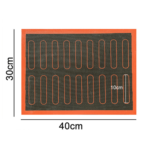 Tapis de cuisson antiadhésif en Silicone perforé, 30x40, 18 feuilles de cuisson au four pour Biscuits, pains, Biscuits, bouffées et éclairs ► Photo 1/4