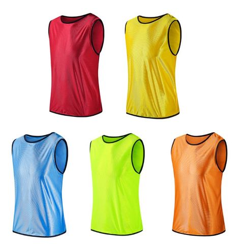 Sans manches Football formation équipe gilet Football maillots sport chemises adultes respirant pour hommes femmes basket regroupement livraison directe ► Photo 1/6