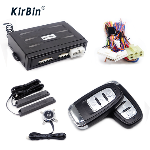 Kirbin – système de démarrage à distance, Kit de démarrage à distance pour  voiture, alarme de voiture PKE, démarrage et arrêt du moteur, entrée sans  clé - Historique des prix et avis