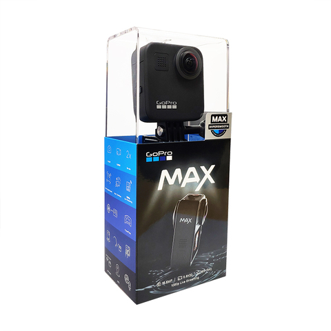 GoPro MAX 360 caméra d'action avec écran tactile sphérique 5.6K30 HD vidéo 16.6MP 360 Photos 1080p Live Streaming stabilisation ► Photo 1/6