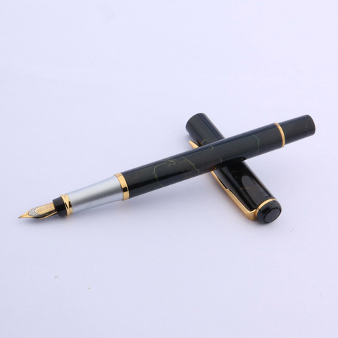 BAOER – stylo-plume en métal 801, en acier inoxydable, flèche dorée, décoration cadeau pour étudiant ► Photo 1/5